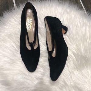 Salvatore Ferragamo suede leather shoes